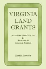 Virginia Land Grants af Fairfax Harrison