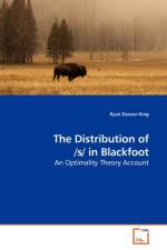 The Distribution of /s/ in Blackfoot af Ryan Denzer-King
