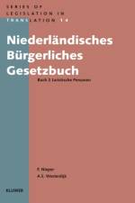 Niederlandishes Burgerliches Gesetzbuch af Franz Nieper
