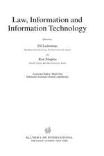 Law, Information and Information Technology af Eli Lederman