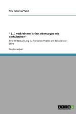 [...] verkleinern is fast ebensogut wie verhubschen af Fritz Hubertus Vaziri