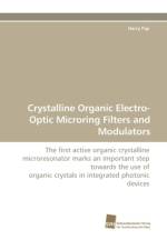 Crystalline Organic Electro-Optic Microring Filters and Modulators af Harry Figi