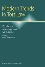 Modern Trends in Tort Law af Ewoud Hondius