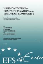 Harmonization of Company Taxation in the European Community af A.L. Bovenberg