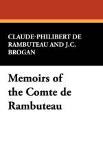 Memoirs of the Comte de Rambuteau af Claude-Philibert De Rambuteau