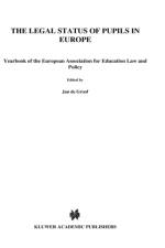 The Legal Status of Pupils in Europe af Jan de Groof