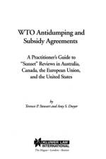 WTO Antidumping and Subsidy Agreements af Terance P. Stewart