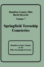 Hamilton County, Ohio, Burial Records af Hamilton County Chapter of the Ohio Gen