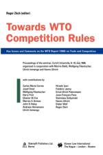 Towards WTO Competition Rules af Roger Zach