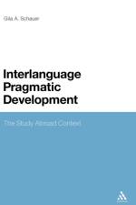 Interlanguage Pragmatic Development af Professor Gila Schauer