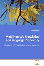 Metalinguistic Knowledge and Language Proficiency af Simon Kinzley
