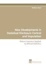 New Developments in Statistical Disclosure Control and Imputation af Matthias Templ