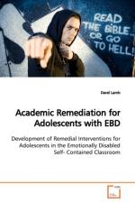 Academic Remediation for Adolescents with EBD af Darel Lamb