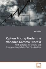 Option Pricing Under the Variance Gamma Process af Filo Fiorani