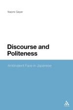 Discourse and Politeness af Dr Naomi Geyer