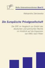 Die Europaische Privatgesellschaft af Aleksandra Zakrzewska