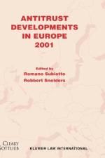 Antitrust Developments in Europe 2001 af Romano Subiotto