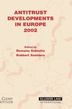 Antitrust Developments in Europe af Romano Subiotto