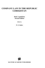 Company Law In The Republic Of Uzbekistan af William E. Butler