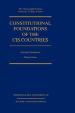 Constitutional Foundations Of Cis Countries af William E. Butler