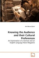 Knowing the Audience and their Cultural Preferences af Ann Marcus-Quinn
