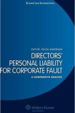 Directors' Personal Liability for Corporate Fault