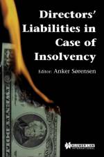 Directors' Liabilities in Case of Insolvency af Anker Sandostrok