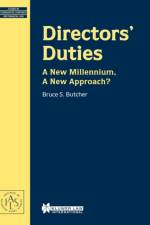 Directors' Duties af Bruce S. Butcher