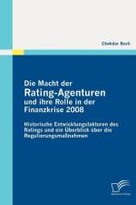 Die Macht der Rating-Agenturen und ihre Rolle in der Finanzkrise 2008 af Chekdar Bavli