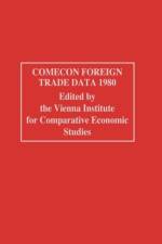 COMECON Foreign Trade Data 1980 af Vienna Institute for Comparative Economic Studies