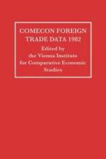 COMECON Foreign Trade Data 1982 af Vienna Institute for Comparative Economic Studies