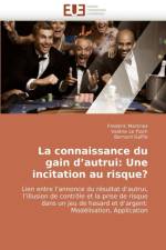 La Connaissance Du Gain d''autrui af Collectif