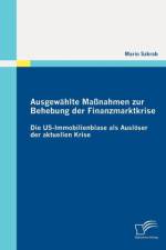 Ausgewahlte Massnahmen zur Behebung der Finanzmarktkrise af Mario Szkrab