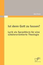 Ist denn Gott zu fassen? - Lyrik als Sprachform fur eine schulerorientierte Theologie af Joern Freier