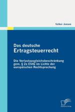 Das deutsche Ertragsteuerrecht af Volker Janßen