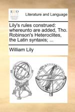 Lily's Rules Construed af William Lily