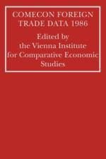 Comecon Foreign Trade Data 1986 af Vienna Institute for Comparative Economic Studies