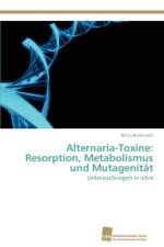 Alternaria-Toxine af Burkhardt Britta