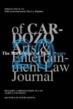 The Marketplace of Ideas: 20 Years of Cardozo Arts and Entertainment Law Journal af Peter K. Yu