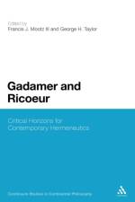 Gadamer and Ricoeur