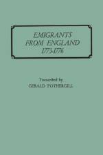 Emigrants from England, 1773-1776