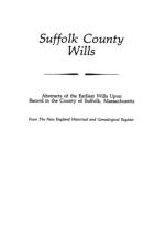 Suffolk County Wills af The New England Historical and Gen