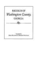 Records of Washington County, Georgia af Marie De Lamar