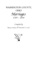 Washington County, Ohio Marriages, 1789-1840 af Elizabeth S Cottle