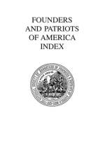 Founders and Patriots of America Index af Daughters of Founders and Patriots of A