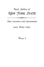 Early Settlers of New York State af Janet Wethy Foley