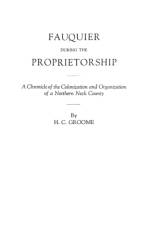 Fauquier during the Proprietorship af Harry C Groome