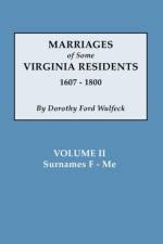 Marriages of Some Virginia Residents, Vol. II af Dorothy Ford Wulfeck