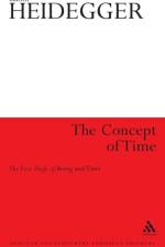 The Concept of Time af Martin Heidegger