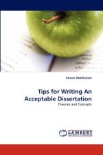 Tips for Writing an Acceptable Dissertation af Farouk Abdelsalam
